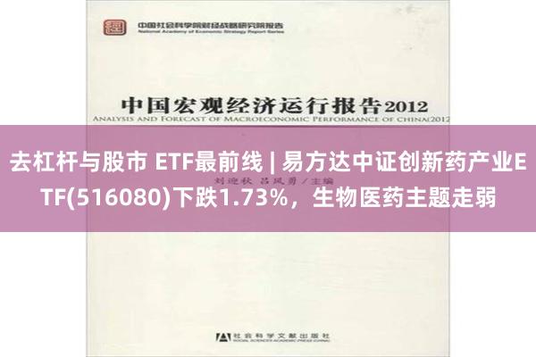 去杠杆与股市 ETF最前线 | 易方达中证创新药产业ETF(516080)下跌1.73%，生物医药主题走弱