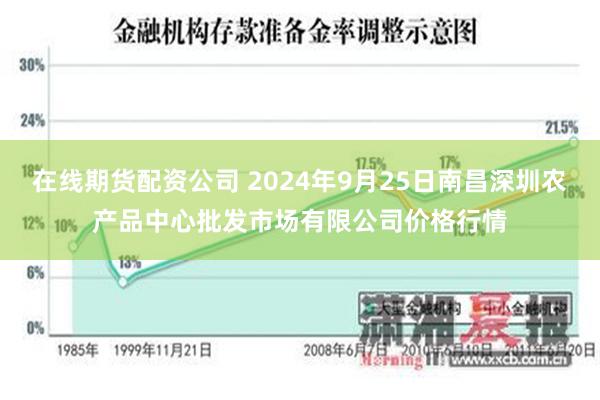 在线期货配资公司 2024年9月25日南昌深圳农产品中心批发市场有限公司价格行情