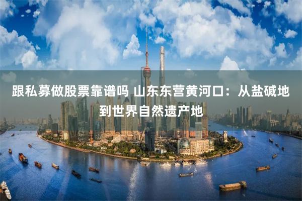 跟私募做股票靠谱吗 山东东营黄河口：从盐碱地到世界自然遗产地