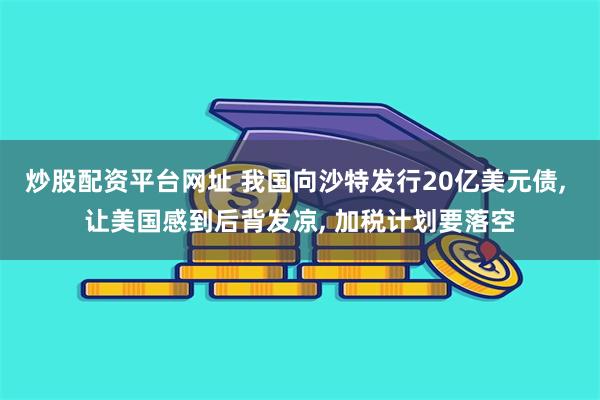 炒股配资平台网址 我国向沙特发行20亿美元债, 让美国感到后背发凉, 加税计划要落空