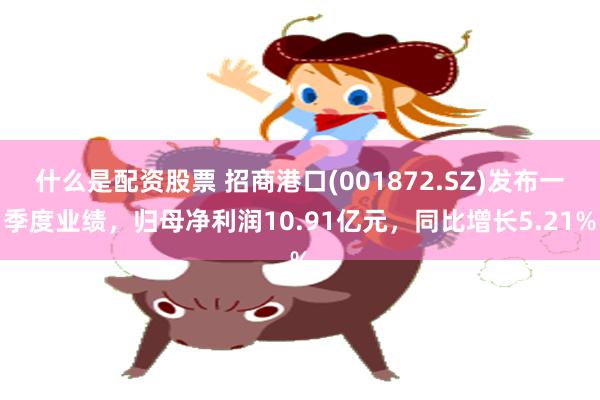 什么是配资股票 招商港口(001872.SZ)发布一季度业绩，归母净利润10.91亿元，同比增长5.21%