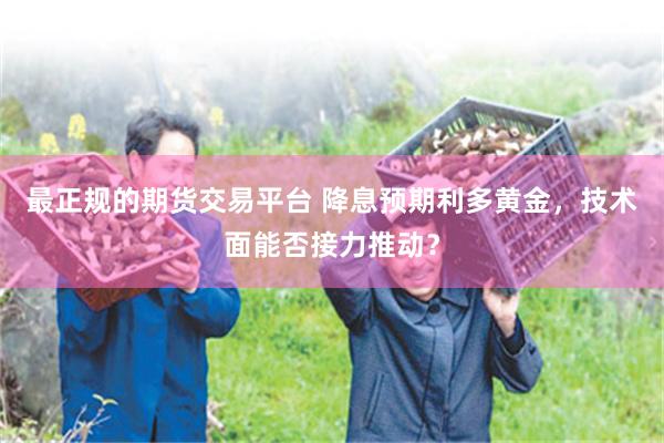 最正规的期货交易平台 降息预期利多黄金，技术面能否接力推动？