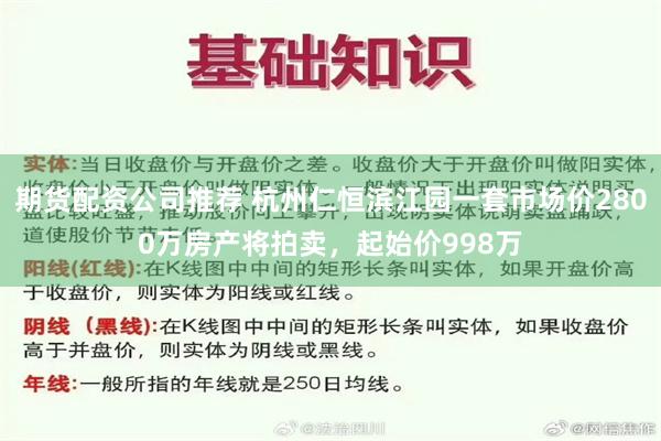 期货配资公司推荐 杭州仁恒滨江园一套市场价2800万房产将拍卖，起始价998万