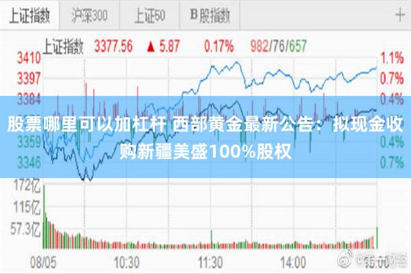 股票哪里可以加杠杆 西部黄金最新公告：拟现金收购新疆美盛100%股权