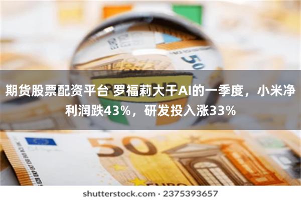 期货股票配资平台 罗福莉大干AI的一季度，小米净利润跌43%，研发投入涨33%