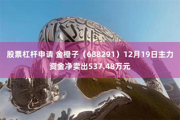 股票杠杆申请 金橙子（688291）12月19日主力资金净卖出537.48万元