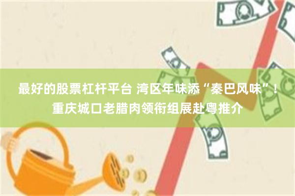 最好的股票杠杆平台 湾区年味添“秦巴风味”！重庆城口老腊肉领衔组展赴粤推介