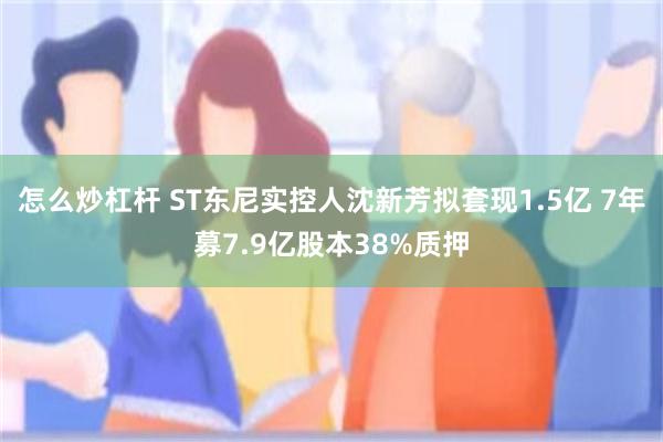 怎么炒杠杆 ST东尼实控人沈新芳拟套现1.5亿 7年募7.9亿股本38%质押